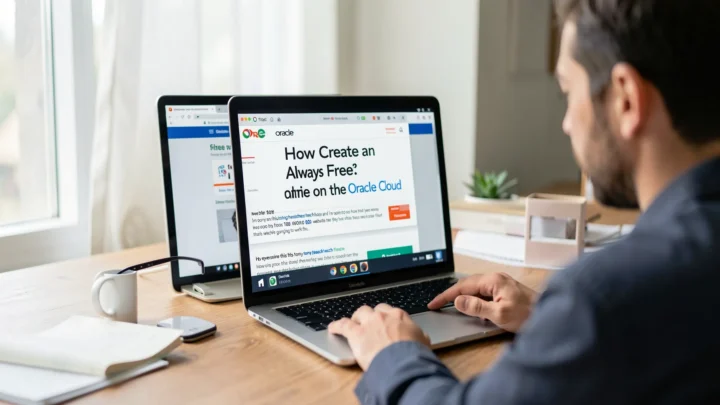 How to Create an Always Free Website on the Oracle Cloud — visual for going