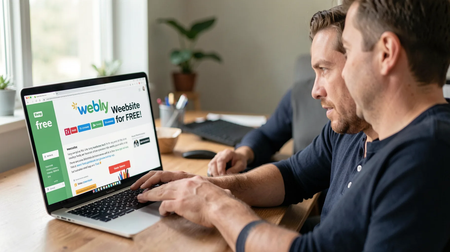 How to make a Weebly website for FREE! — visual for going