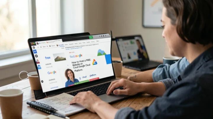 How to Host a FREE Website on Google Cloud Platform — visual for going