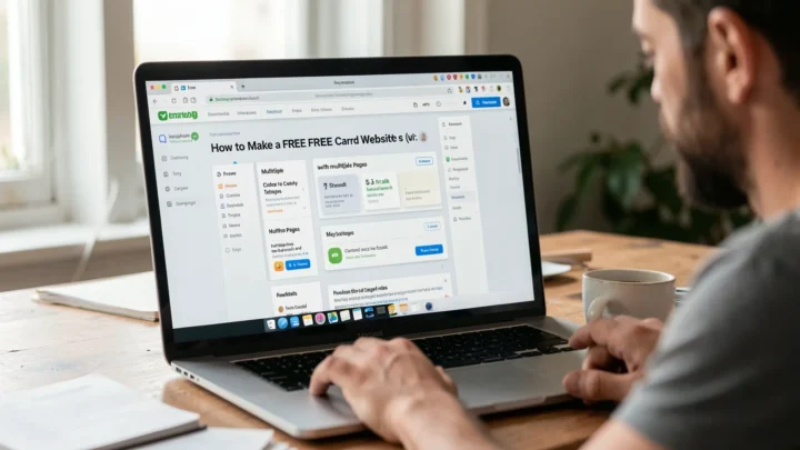 How to Make a FREE Carrd Website (with multiple pages) — visual for let's