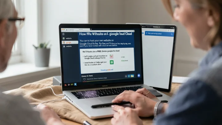 How to Host a FREE Website on Google Cloud (Step-by-Step) — visual for let's