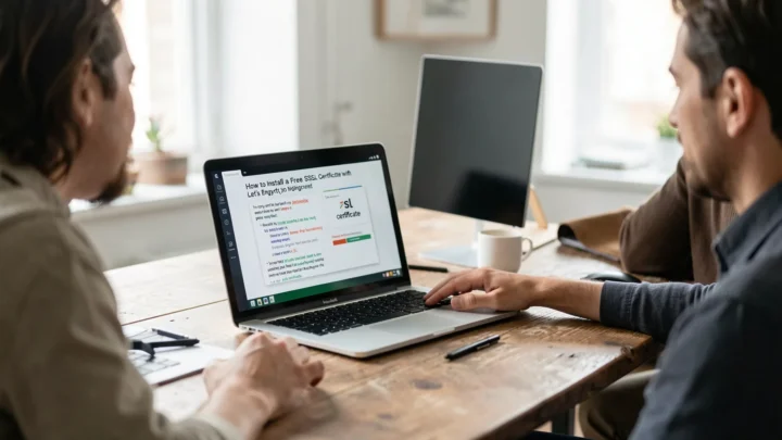 How to Install a Free SSL Certificate with Let's Encrypt (on Nginx and Apache websites) — visual for going
