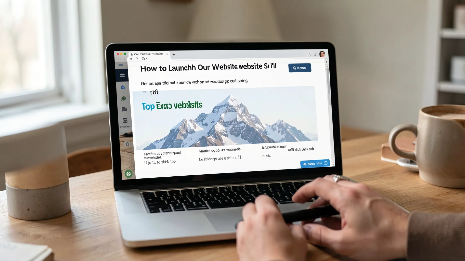 The Top Let's Publish Our Website So I'll — visual for let's