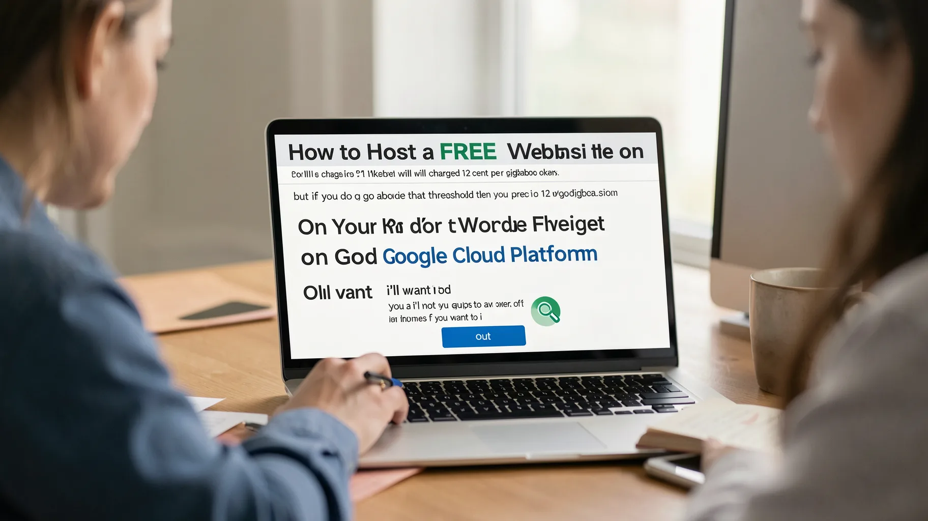 On Your WordPress Website Check Out — visual for going
