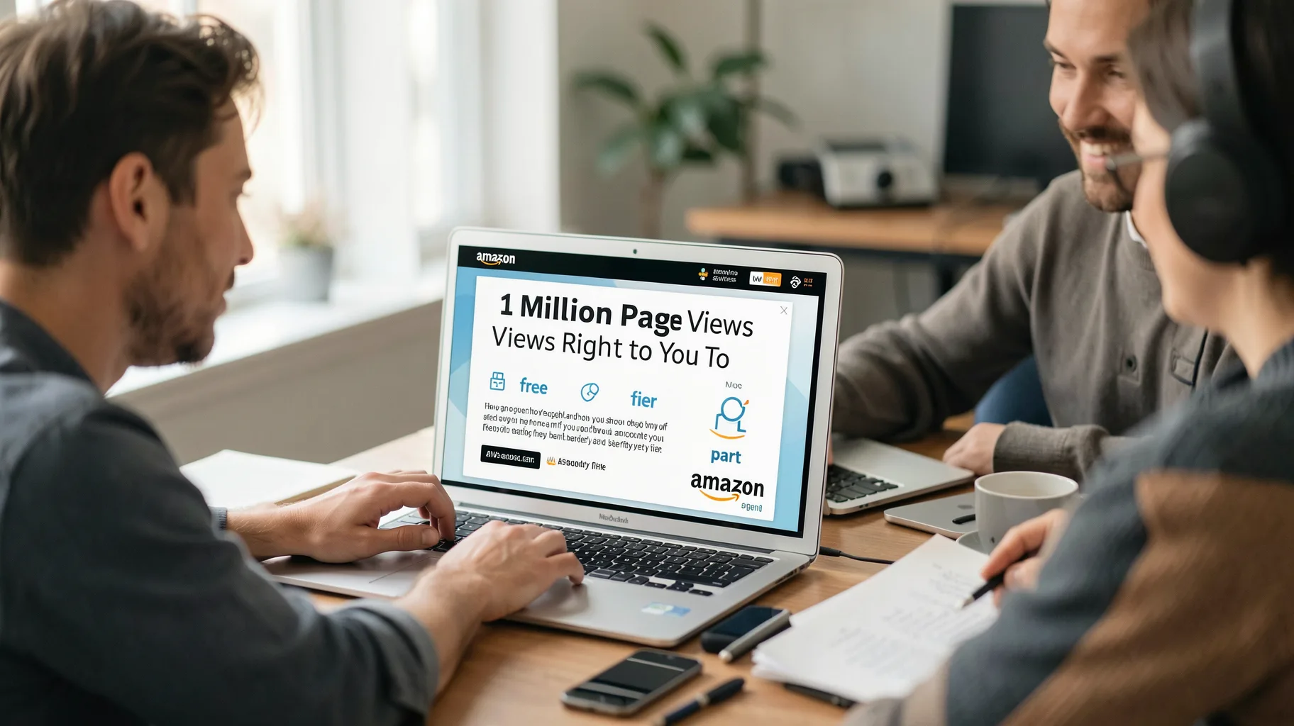 1 Million Page Views Right to You To — visual for going