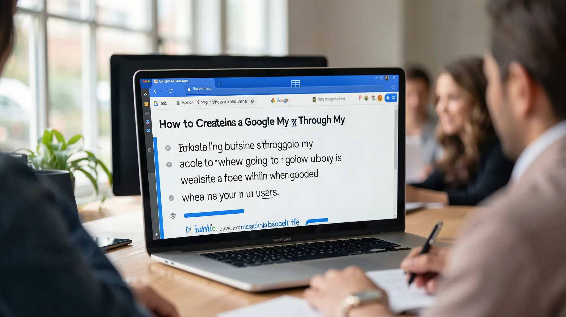 Google My Business I'm Just Linking Through My — visual for business