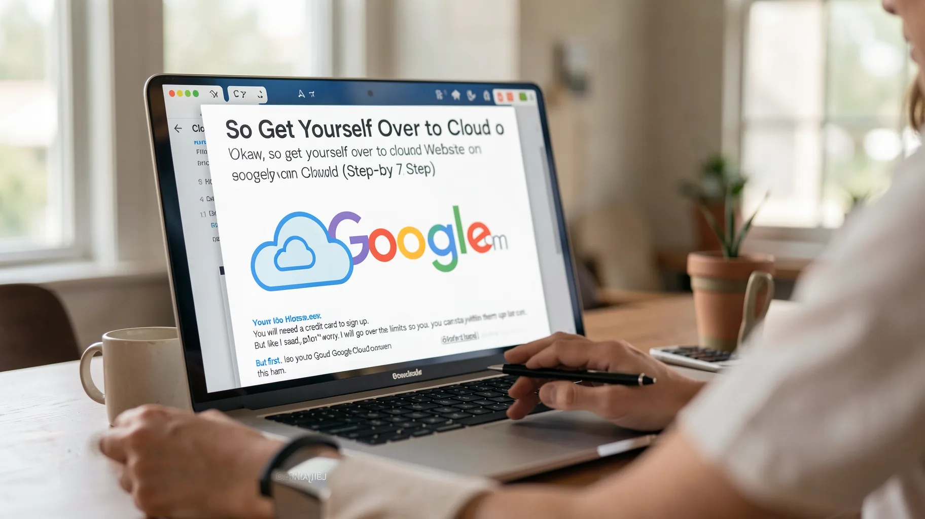 So Get Yourself Over to Cloud Google Com — visual for let's