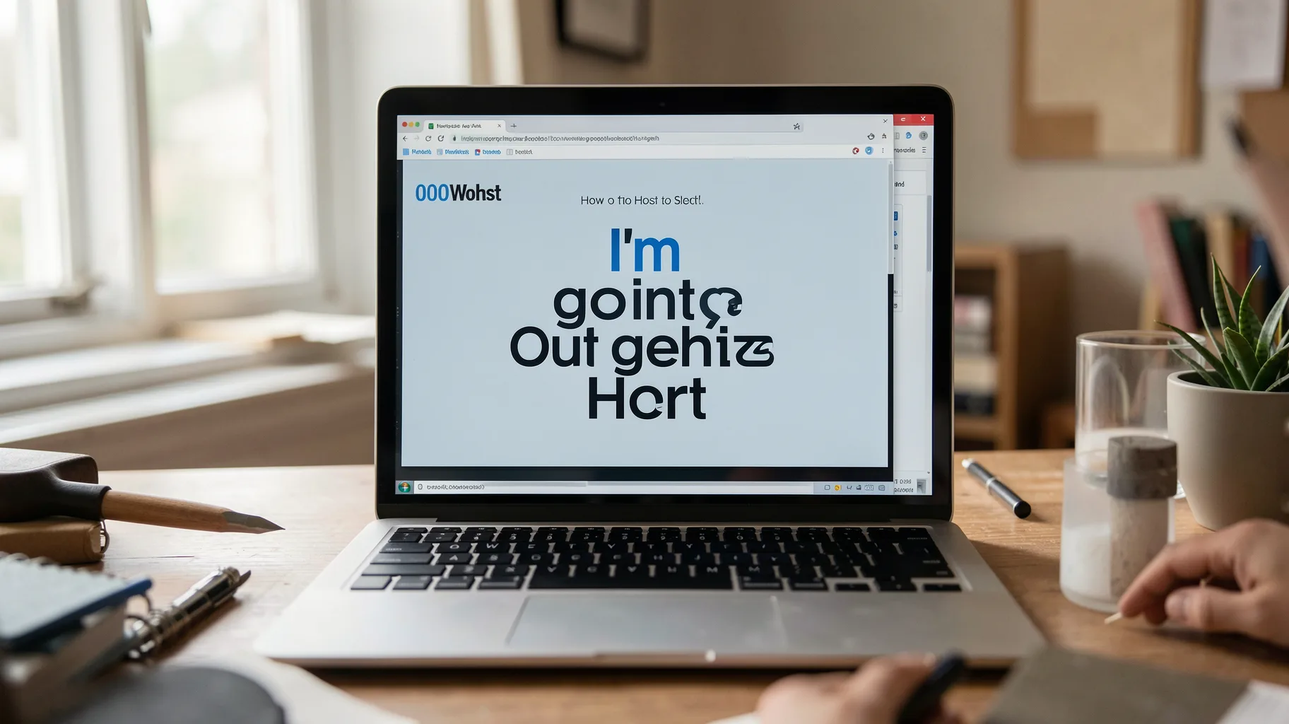 Screen I'm Going to Get Out of Here — visual for website