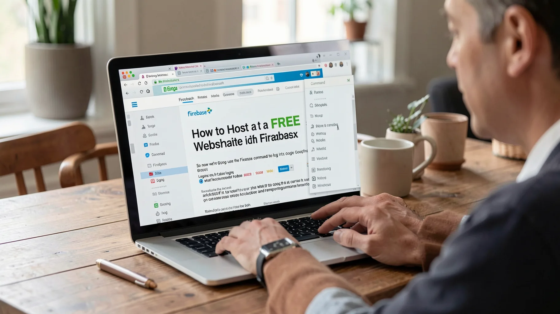 Use the Firebase Command to Log Into Our — visual for firebase