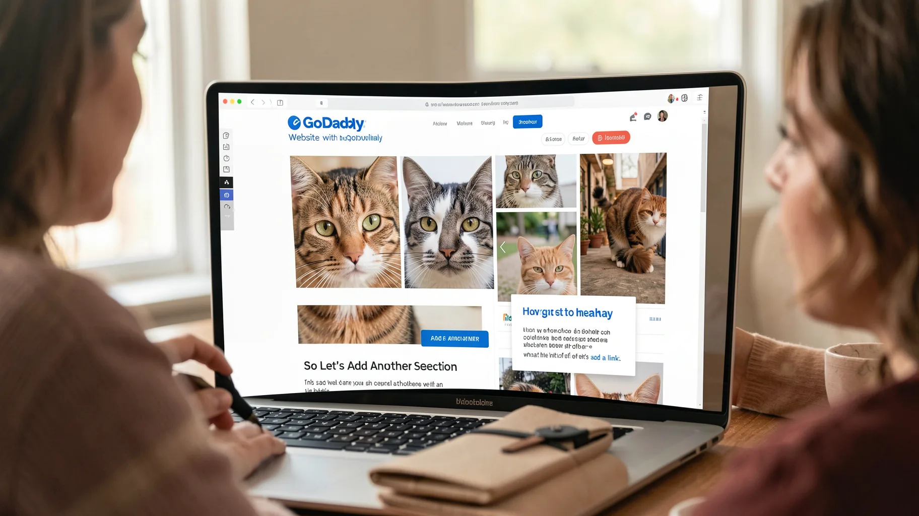 Cat Themed Website So Let's Add Another Section — visual for website