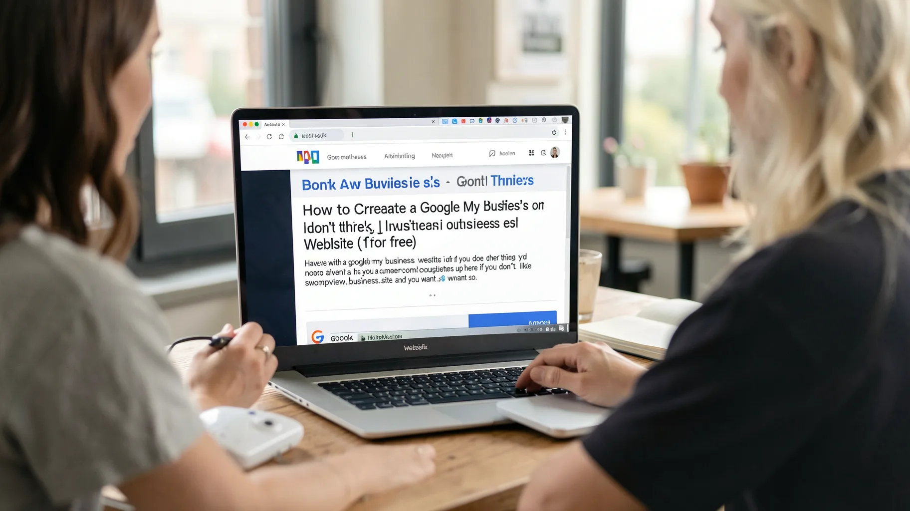 Google My Business Website I Don't Think There's — visual for business