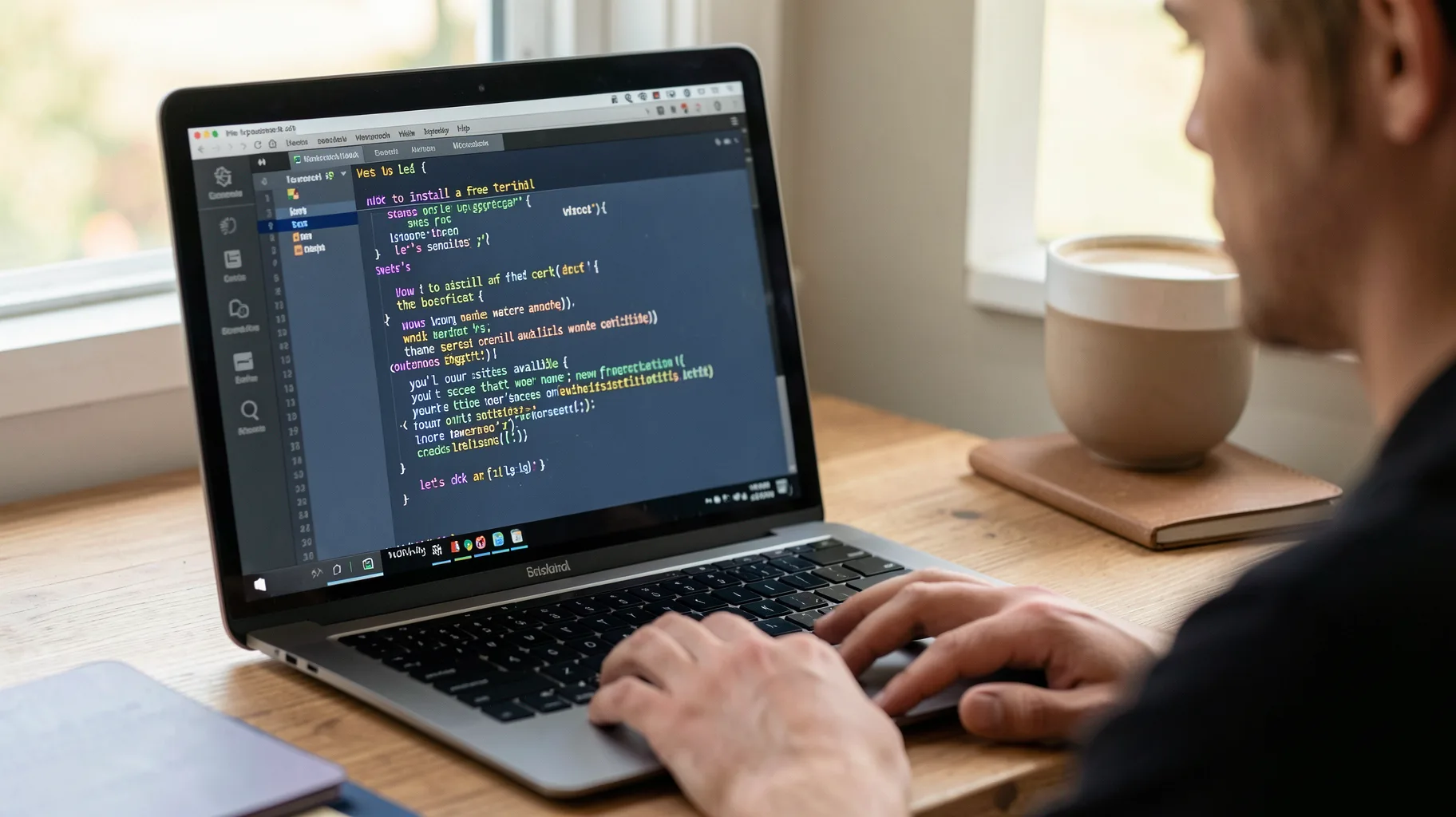 The Scenes Let's Open Up the Terminal Window — visual for going