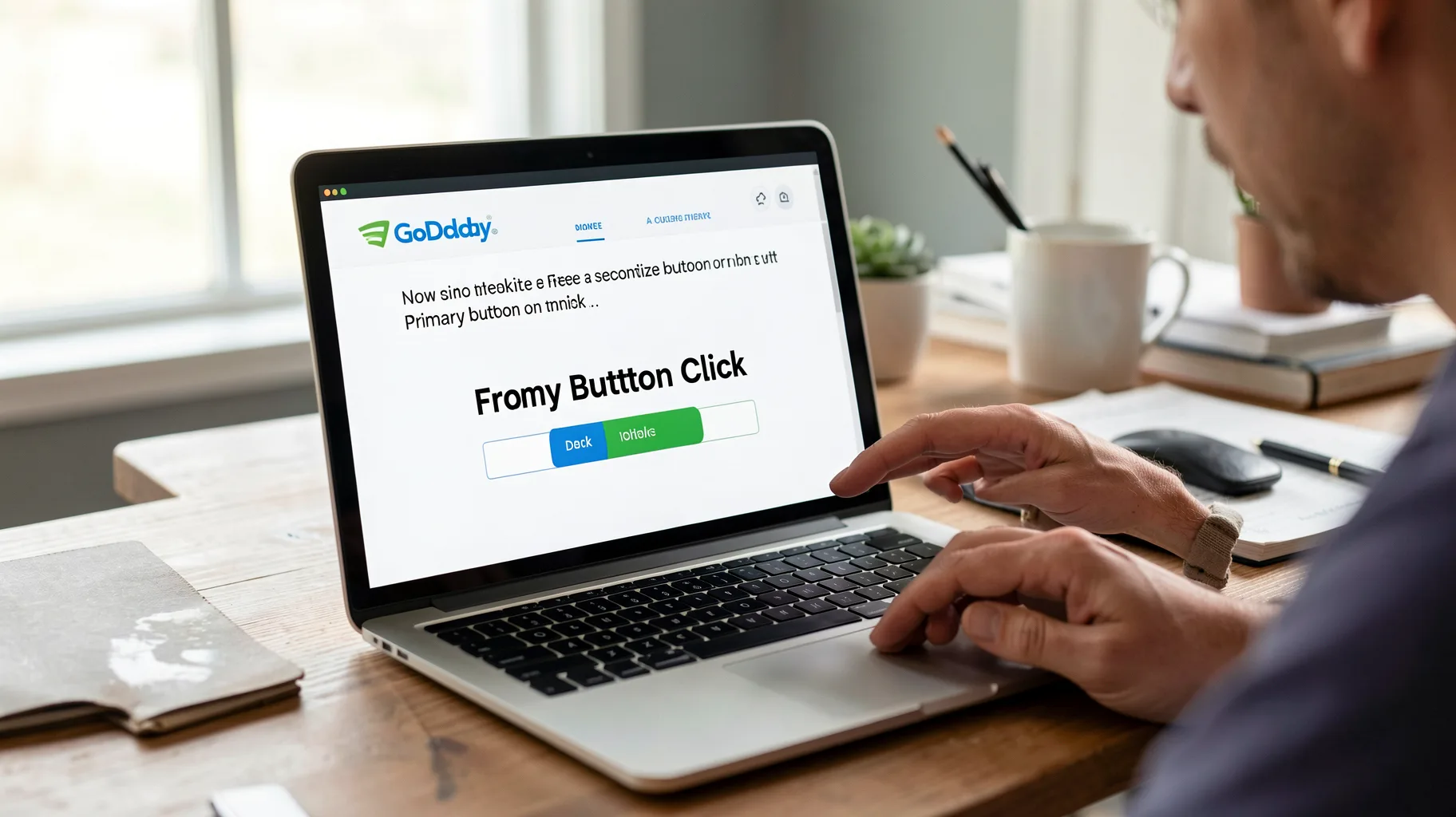 For Our Website for the Primary Button Click — visual for website