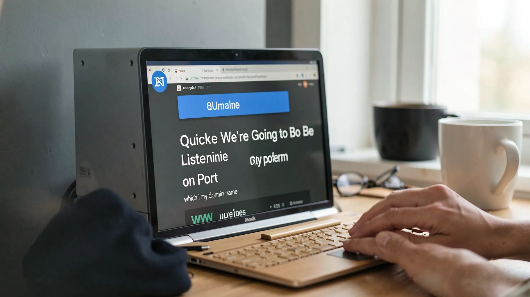 Quick We're Going to Be Listening on Port — visual for going